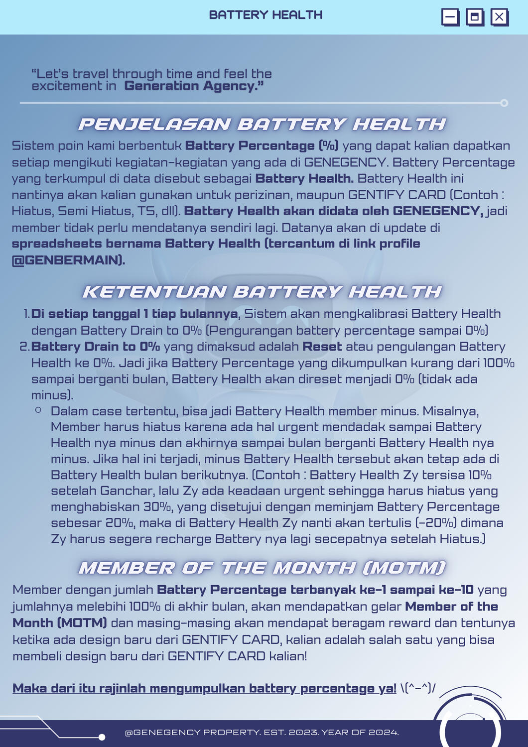 BATTERY HEALTH